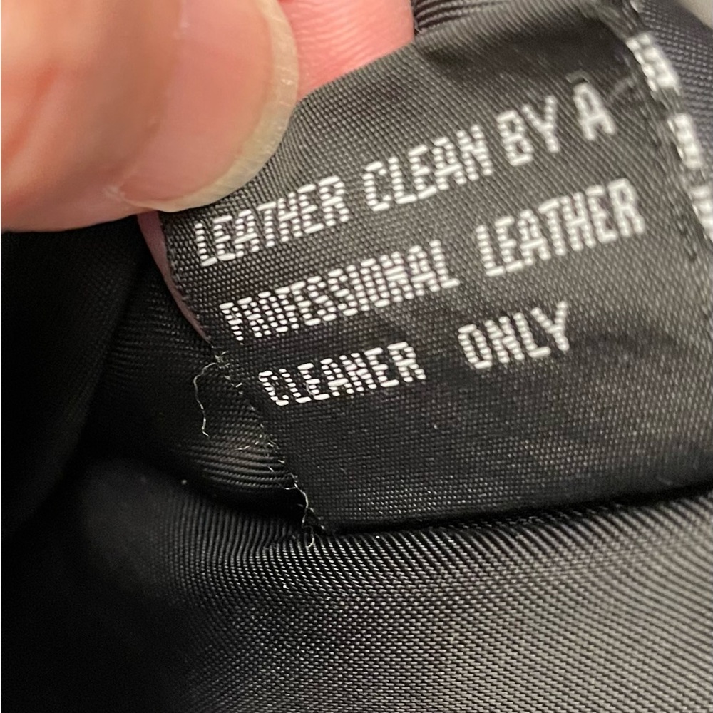 Black Tibia Leather Jacket Size Medium - image 7